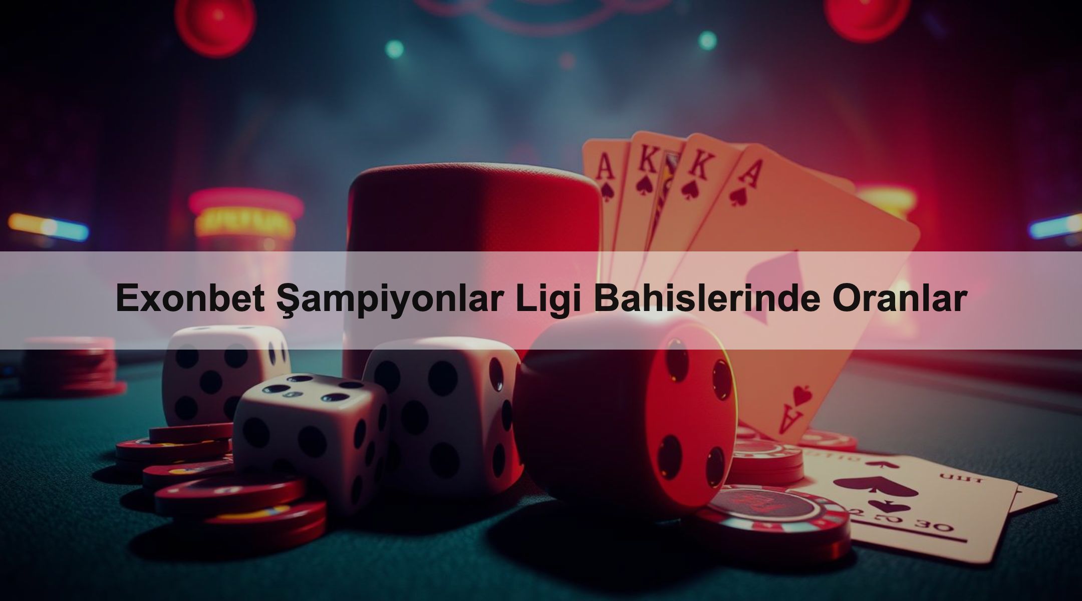 Exonbet Şampiyonlar Ligi Bahislerinde Oranlar